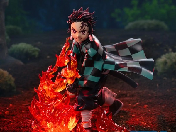 Demon Slayer Tanjiro Kamado Xross Link Anime Figur - Rerun