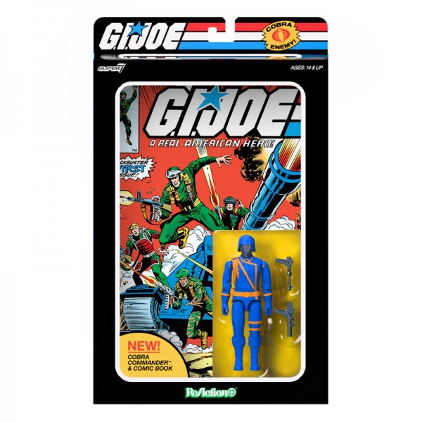 G.I. Joe ReAction+ Actionfigur Cobra Commander (Skybound Comic Box Series, Issue #1)