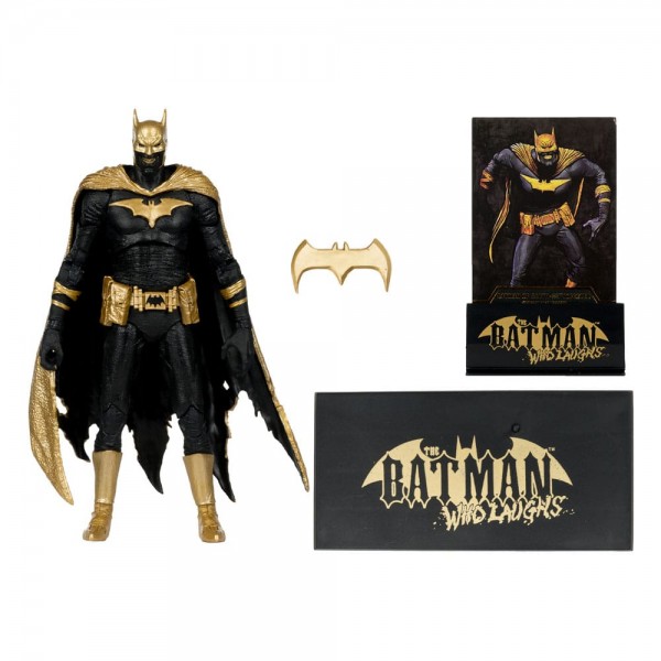 DC Multiverse Batman of Earth-22 Infected (Dark Metal) Knightmare Edition (Gold Label) 18 cm