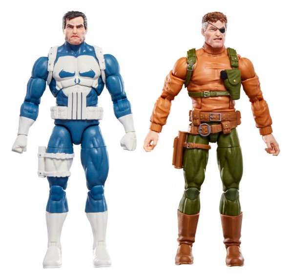 The Punisher Marvel Legends Gamerverse Action Figure 2-Pack Punisher &amp; Nick Fury 15 cm