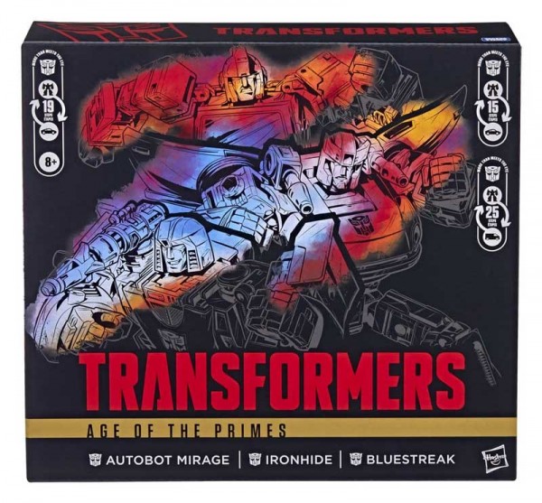 Transformers Age of the Primes Actionfiguren 3er-Pack Autobot Mirage & Bluestreak & Ironhide