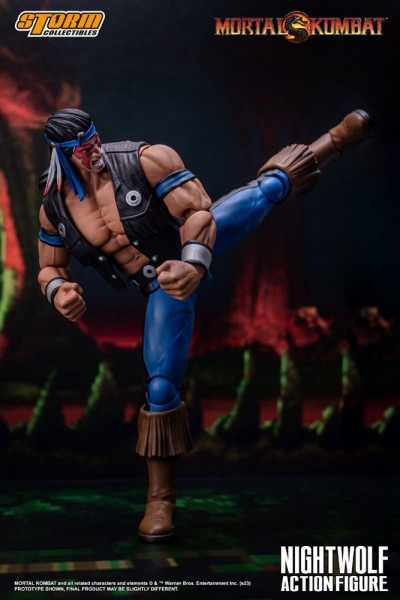 Mortal Kombat Actionfigur 1/12 Nightwolf 18 cm