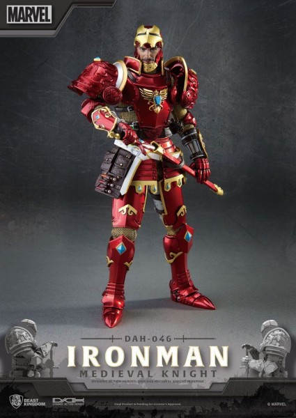 Marvel Dynamic 8ction Heroes Actionfigur Medieval Knight Iron Man