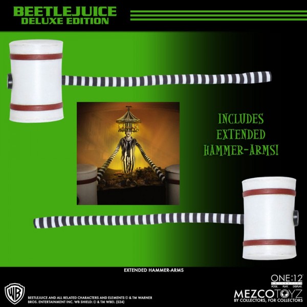 Beetlejuice Action Figure 1/12 Beetlejuice Deluxe Edition 18 cm