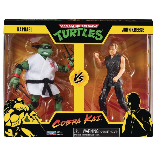 Teenage Mutant Ninja Turtles x Cobra Kai Actionfiguren Raphael vs. John Kreese (2-Pack)