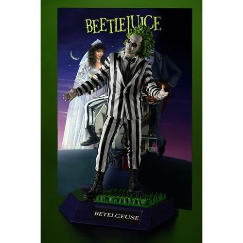 Beetlejuice 1988 Movie Maniacs Statue Beetlejuice 15 cm