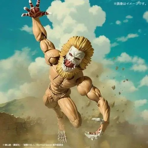 Revoltech Attack On Titan A.Y. Jaw Titan Actionfigur