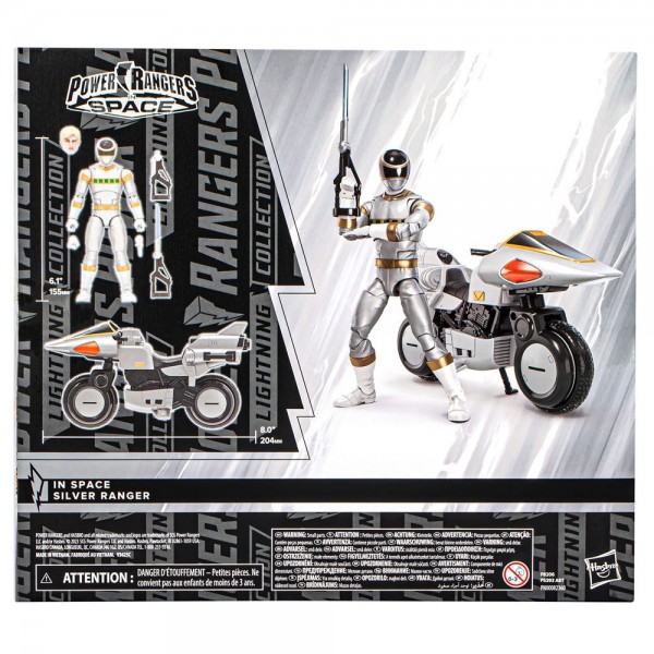 Power Rangers Lightning Collection Actionfigur 15 cm In Space Silver Ranger