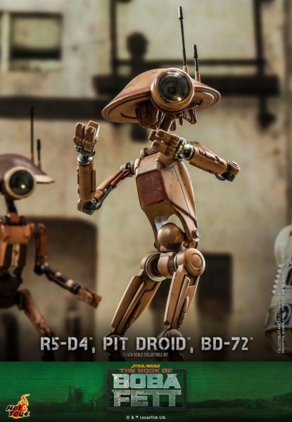 Star Wars The Mandalorian Actionfiguren 1:6 R5-D4, Pit Droid, & BD-72