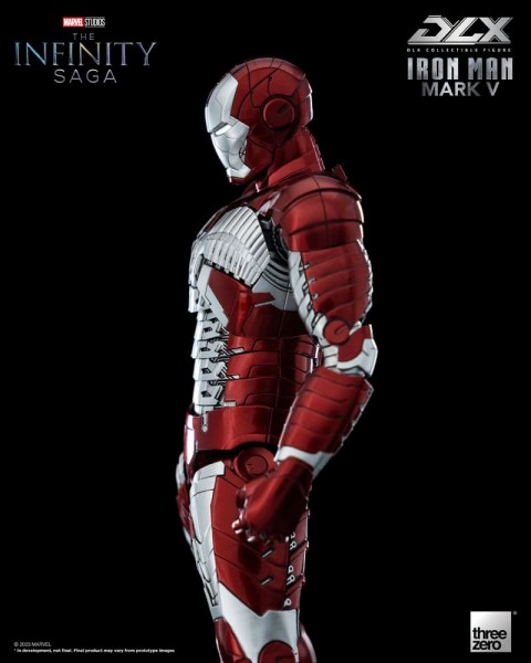  Infinity Saga DLX Action Figure 1:12 Iron Man Mark 5 17 cm