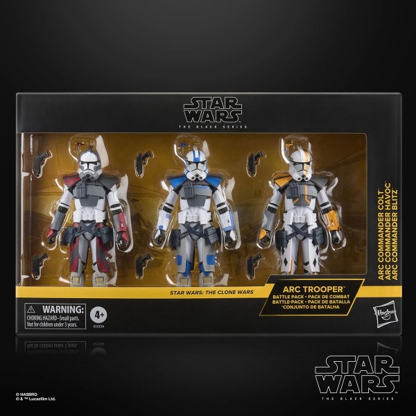 Star Wars The Black Series ARC Trooper Battle Pack Havoc, Colt, Blitz Actionfiguren