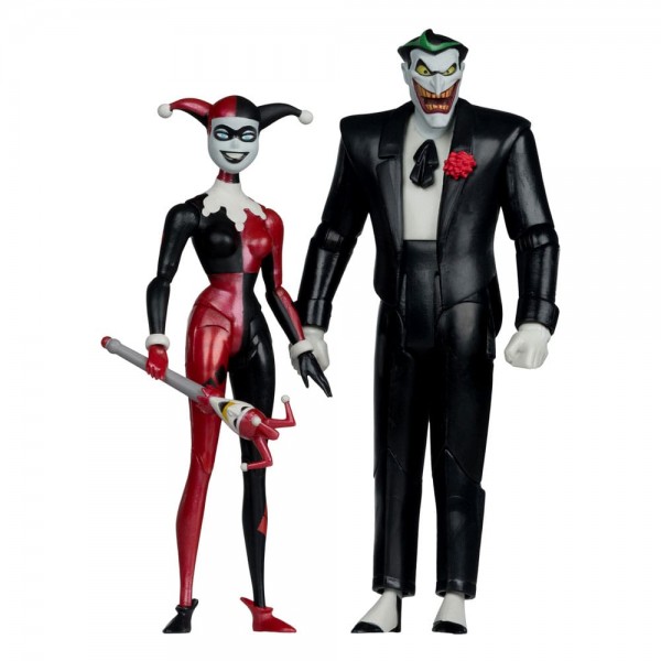 Batman: The Animated Series DC Direct Actionfiguren Harley Quinn &amp; The Joker (Gold Label) 18 cm