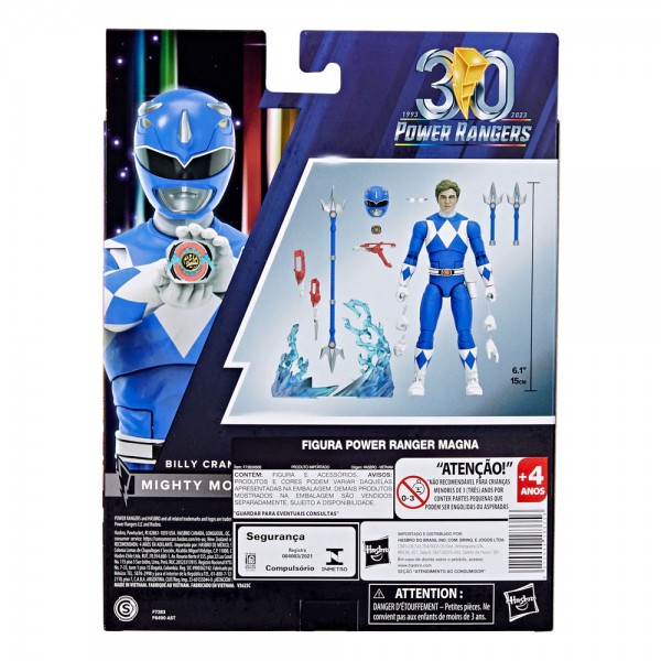 Power Rangers Lightning Collection Actionfigur 15 cm Remastered Mighty Morphin Blue Ranger