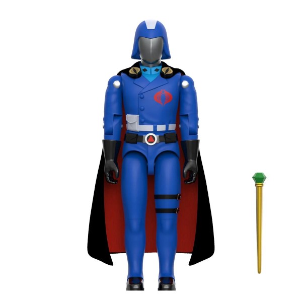 G.I. Joe ReAction+ Wave 6 Cobra Commander (Movie, Black Cape)