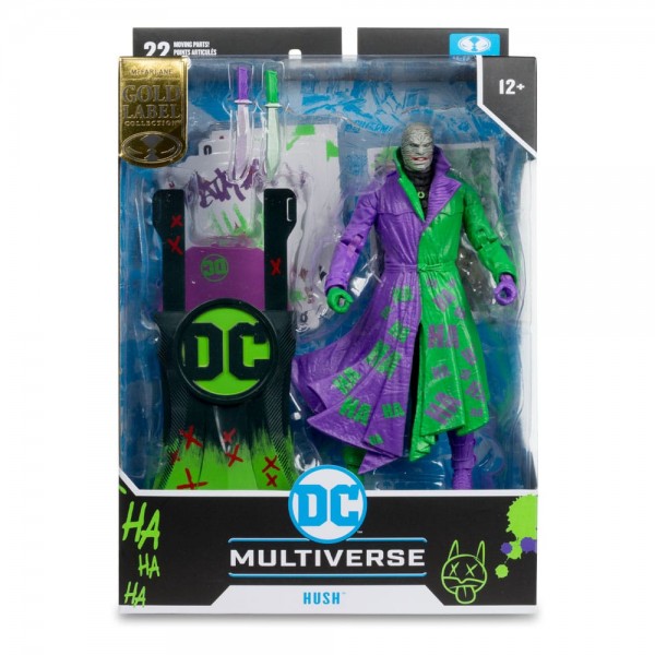 DC Multiverse Actionfigur Hush (Batman: Hush) Jokerized (Gold Label) 18 cm