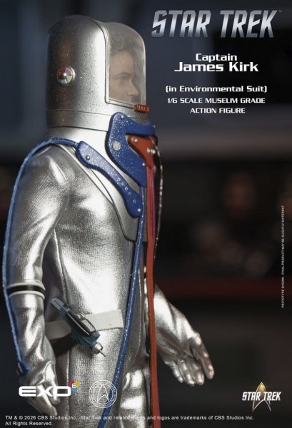 Star Trek: The Original Series Action Figure 1/6 Captain James T. Kirk (in Environmental Suit) 29 cm