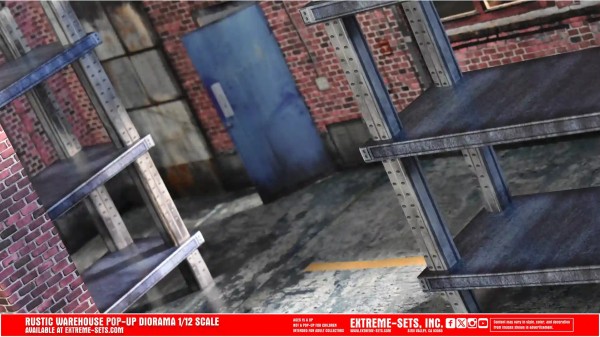 Extreme Sets Rustic Warehouse Pop-Up Diorama 1/12