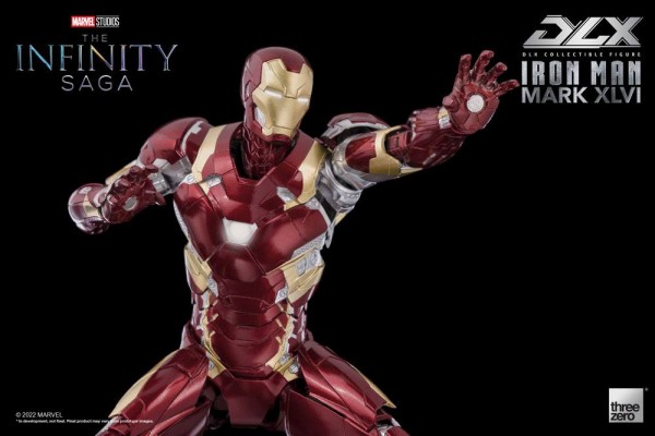 Infinity Saga DLX Scale Action Figure 1/12 Iron Man Mark 46