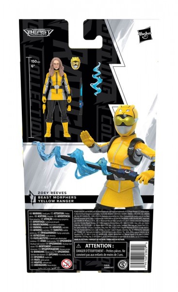 Power Rangers Lightning Collection Actionfigur 15 cm Beast Morphers Yellow Ranger