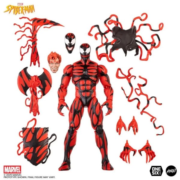 Spider-Man: The Animated Series Carnage 1:6 Scale Actionfigur