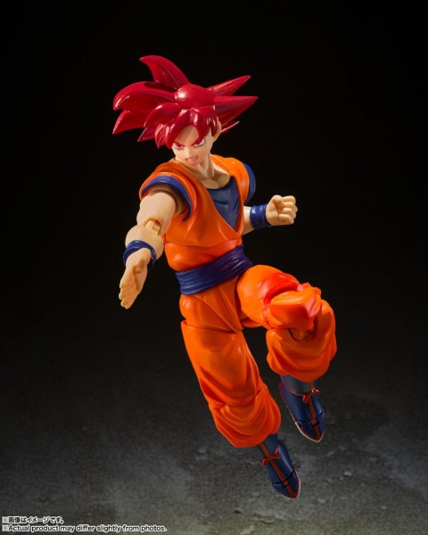 Dragon Ball Super S.H. Figuarts Action Figure Super Saiyan God Son Goku Saiyan God of Virture 14 cm