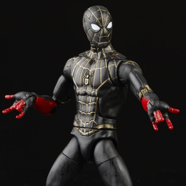 Spider-Man No Way Home Marvel Legends Action Figure Spider-Man (Black & Gold Suit)