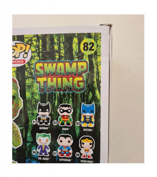 B-Ware DC Comics POP! Heroes Vinyl Figur Swamp Thing Flocked 9 cm - Defekte Verpackung