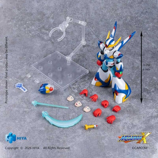 Mega Man X Exquisite Basic Series Actionfigur X Falcon Armor Version 15 cm