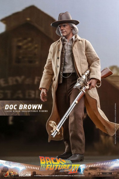 Back to the Future III Movie Masterpiece Action Figure 1/6 Doc Brown