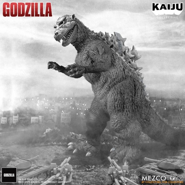 Godzilla (1954) Kaiju Collective Actionfigur Godzilla - Black & White Edition 