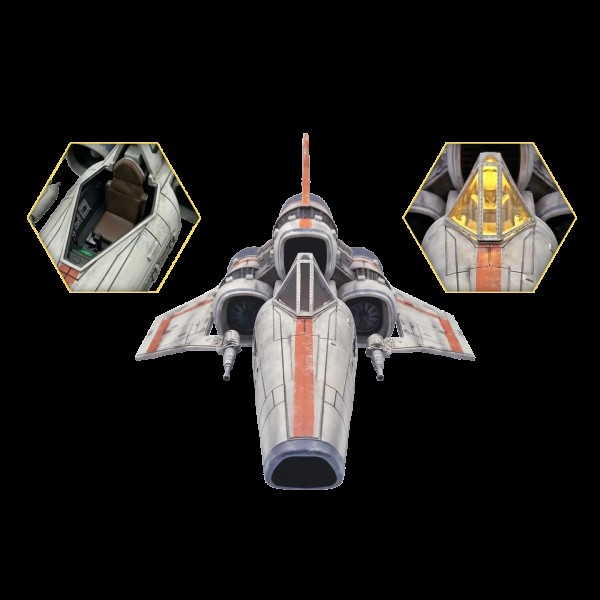 Battlestar Galactica Colonial Viper Mki Electronic Vehicle + Lieutenant Boomer Figure