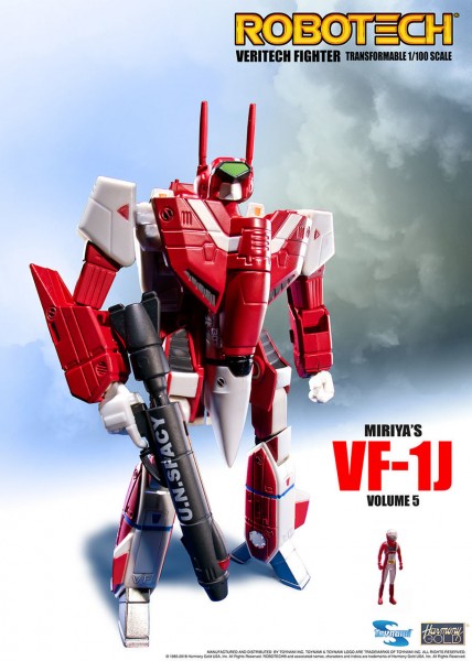 Robotech Veritech Micronian Pilot Collection Actionfigur 1/100 Miriya VF-1J