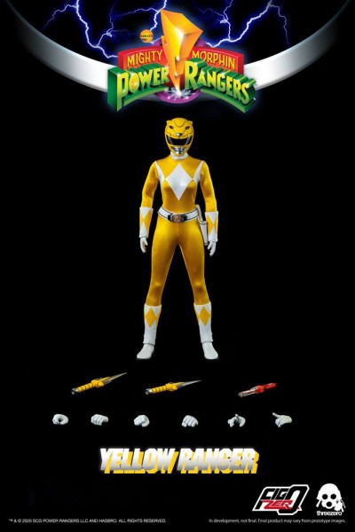 Mighty Morphin Power Rangers FigZero Action Figure 1/6 Yellow Ranger