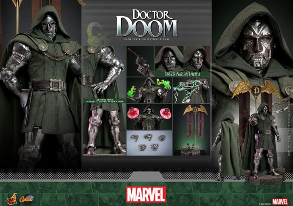 Marvel Comic Masterpiece Actionfigur 1/6 Doctor Doom 33 cm