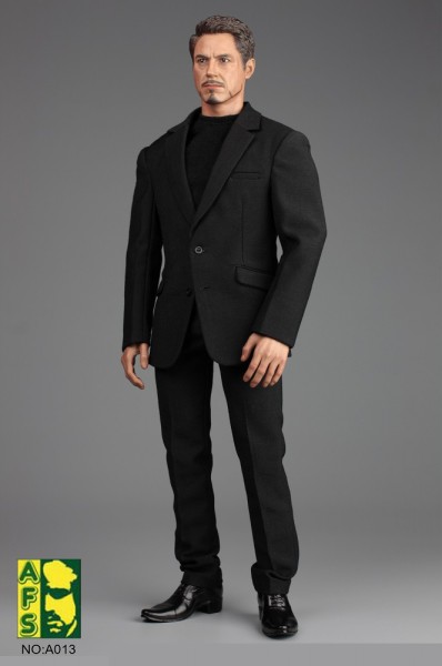 AFS Actionfiguren-Zubehör 1/6 Men's Casual Black Suit 2.0