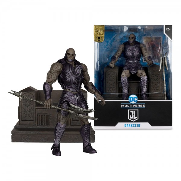 Zack Snyder's Justice League DC Multiverse Mega Action Figure Darkseid with Throne (Gold Label) 24 cm