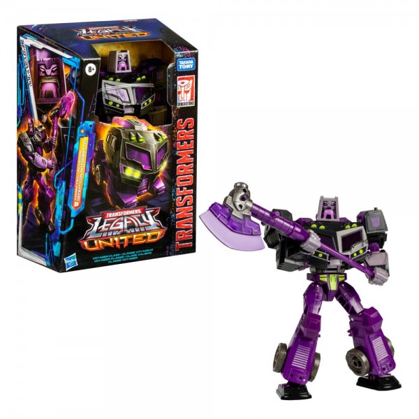 Transformers Generations Legacy United Voyager Class Action Figure Animated Universe Decepticon Motormaster 18 cm