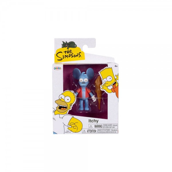 Simpsons Minifigure Wave 2 7 cm Itchy with Club