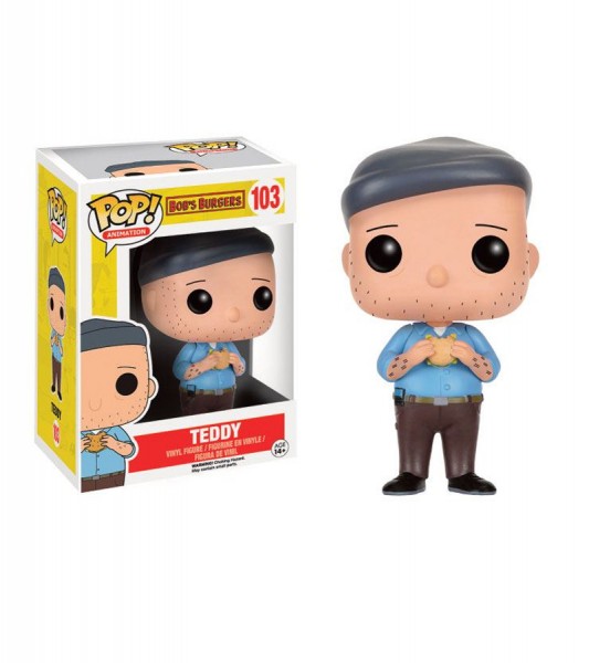 B-Ware Bob's Burgers POP! Animation Vinyl Figur Teddy 9 cm - defekte Verpackung