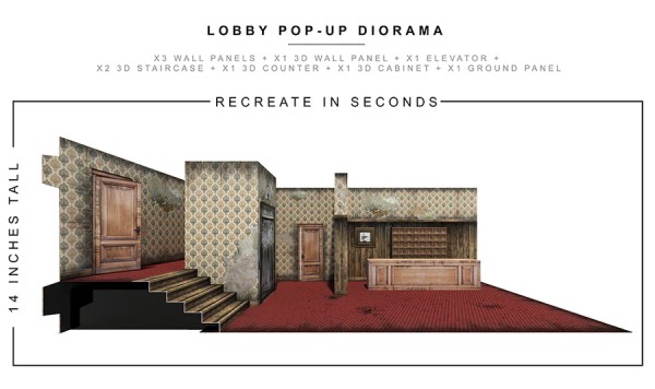 Extreme Sets Lobby Pop-Up Diorama 1/12