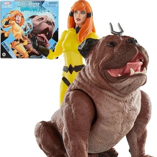 Inhumans Marvel Legends Series Crystal and Lockjaw Deluxe Actionfigur