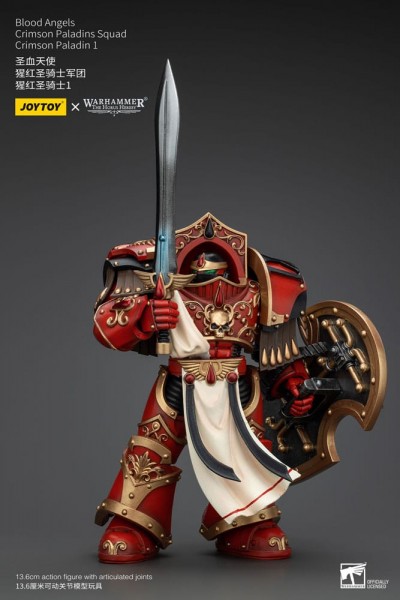 Warhammer The Horus Heresy Action Figure 1/18 Blood Angels Crimson Paladins Squad Crimson Paladin 1 14 cm