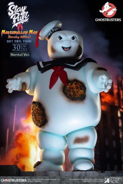 Ghostbusters Soft Vinyl Statue Stay Puft Marshmallow Man Burning Standard 30 cm