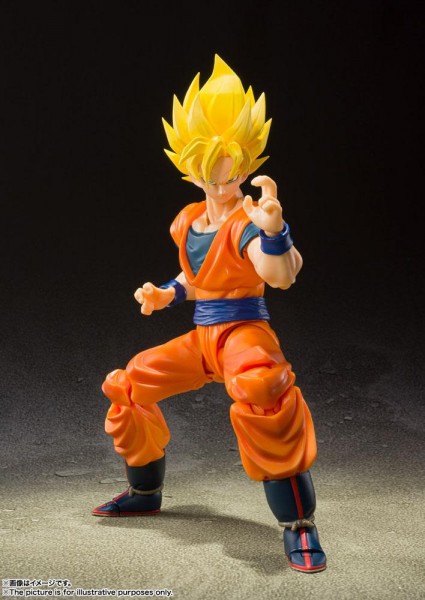Dragonball Z S.H. Figuarts Actionfigur Super Saiyan Full Power Son Goku 14 cm