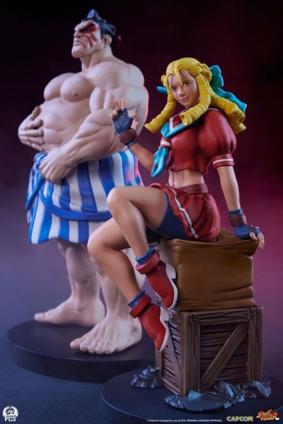 Street Fighter Street Jam Statuen 1/10 Karin &amp; E. Honda