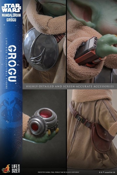 Star Wars The Mandalorian & Grogu Lebensgroße Figur Grogu 38 cm