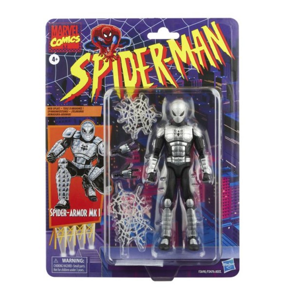 Spider-Man Marvel Legends Retro Actionfigur Spider-Armor MK I