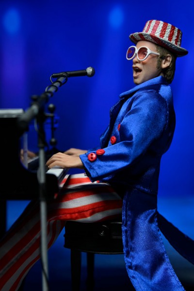 B-Ware: Elton John Retro Actionfigur Elton John (Live 1976) - Eingedrückte Verpackung
