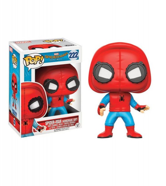 Spider-Man Homecoming POP! Marvel Vinyl Figur Spider-Man (Homemade Suit) 9 cm