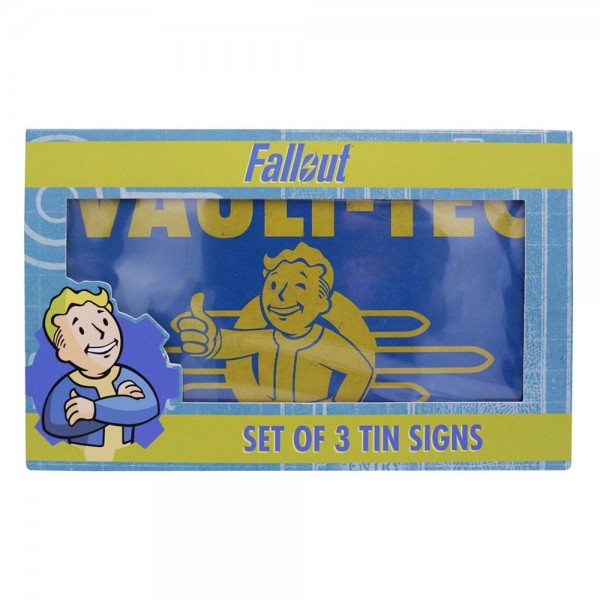 Fallout Blechschilder 3er Set